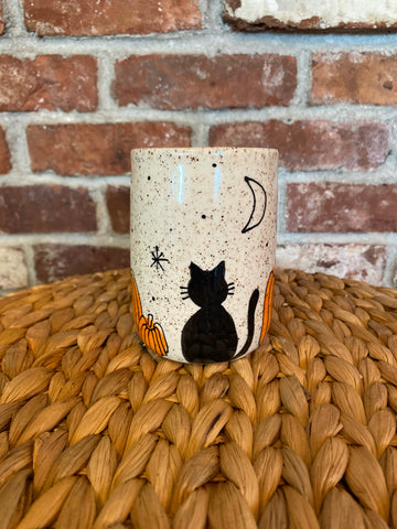 Cat Pumpkin Cup