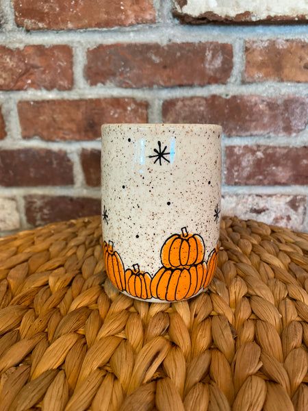 Cat Pumpkin Cup